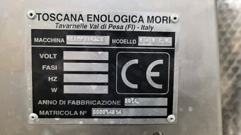 Plnička fliaš manuálna samospádová Toscana Enologica Mori - 4