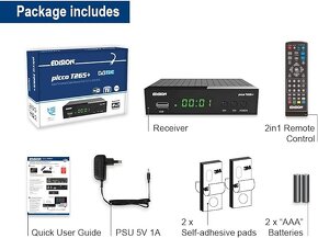 DVB-T2 prijímače Edision - Picco / Pping / Nano / Storm 504 - 4