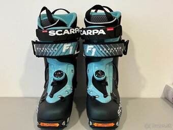 Predám dámske skialpové topánky Scarpa F1 WMN veľ. 260 mm - 4