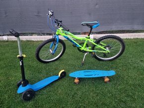 Bicykel Harry 20, kolobezka Oxelo, skateboard Spokey - 4