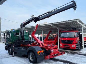 MERCEDES-BENZ ATEGO 1218 HÁKOVÝ NOSIČ HYDRAULICKÁ RUKA HIAB - 4