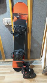 Snowboard 162cm s topánkami US7 - 4