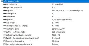 2,5 hdd 320 GB 100% zdravie vhodne do ntb - 4