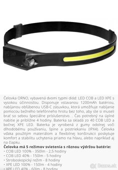 Výkonná Led čelovka 230• - 4