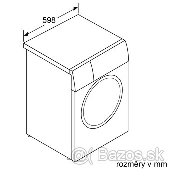 Predám ročnú práčku BOSCH WGB256A0BY Séria 8 - 4