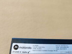 Motorola G14.   4/128gb.   Metalíza Steel Grey. - 4