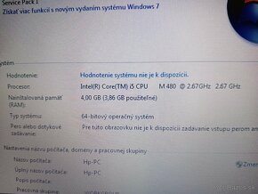 rozpredám na diely notebook Hp probook 4520s - 4