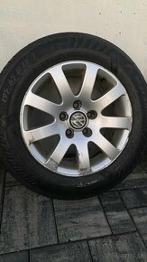 Zimna sada - vw hlnikove disky s 195/65 R15 rozteč 5x112 - 4