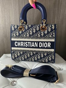 Christian Dior kabelka tmavomodrá - 4