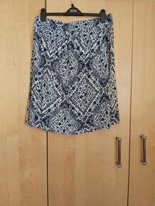 Dámska sukňa C&A modrobiela č. XL - 4