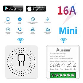 Predam novy 16A WIFI Smart vypinac - ovladanie mobilom - 4