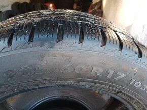 4x zimné pneumatiky 225/60 r 17 - 4