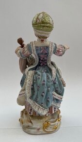 Meissen - Dievča s bábikou - porcelán - 4