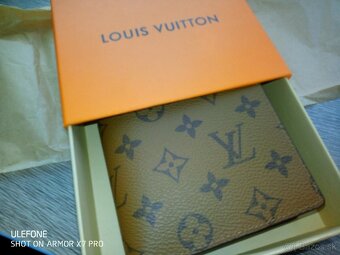 Hnedá kožená Louis Vuitton peňaženka - 4