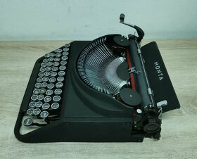 Starožitný písací stroj MONTA Portable z roku 1940 - 4