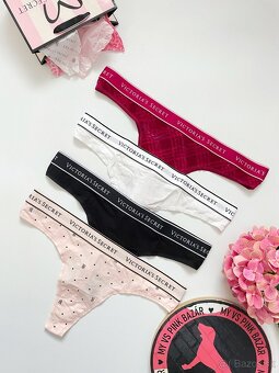 Victoria’s Secret PINK tanga nohavičky L - 4