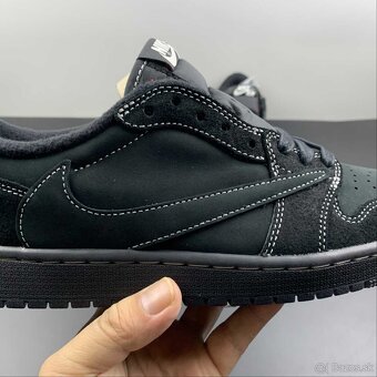 NIKE AIR JORDAN 1 LOW BLACK PHANTOM TS - 4