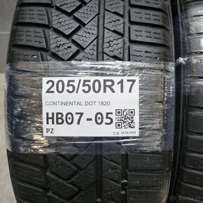 Zimné pneumatiky 205/50 R17 CONTINENTAL DOT1820 - 4