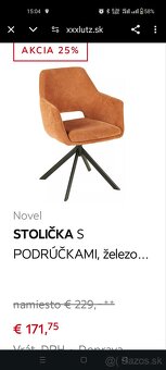 stolička s podrúčkami - 4