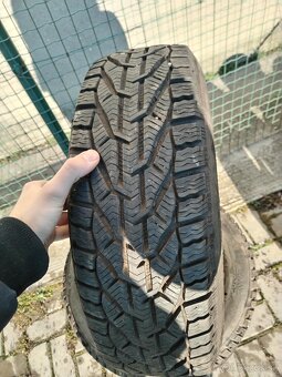 Predám plechové disky +pneumatiky 4x108 195/65R15 - 4