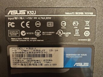 ASUS K52J - 4