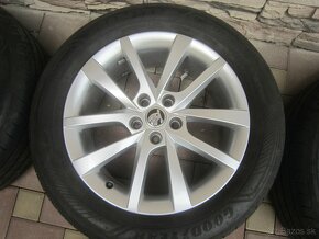 18" AL disky org. Š Kodiaq s let. pneu 235/55R18 Goodyear - 4