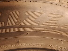 4x zimné pneumatiky 225/65 r17 - 4