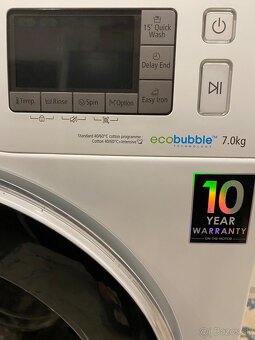 Práčka Samsung ecobubble 7kg - 4