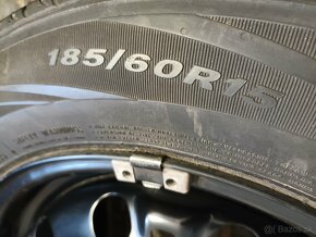 Letné 185/60 r15 na diskoch 5x100 Škoda Fabia - 4