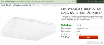 Predám LED stropnú lampu. - 4