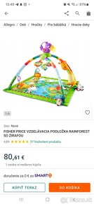 Hracia deka fisher price - 4