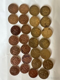 1 Kčs 1962 až1992 , 50 halier ČSSR 1964až1971cena spolu 20€ - 4