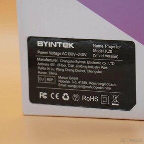 Prenosný projektor BYINTEK K20 Full HD 1920x1080P - 4