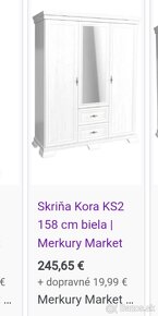 Skriňa Kora so zrkadlom - 4