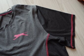 Šedé elastické tričko zn. Slazenger, v. XL/XXL - 4