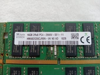 predám pamäte pre notebooky (sodimm) 16gb DDR4 - 4