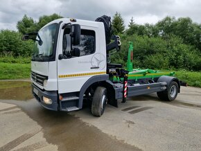 Mercedes Atego 1218 nosič kontajnerov s hydraulickou rukou - 4