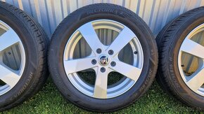 Letná alu sada Škoda Octavia 3, 5x112 R16 + pneu 205/55 R16 - 4