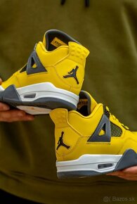 Nike Air Jordan Retro 4 Lightning Tour Yellow - 4