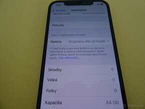 iPhone 12 64GB BLACK - ZÁRUKA 1 ROK - 100% BATERIA - 4