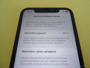 iPhone 11 128GB RED - ZÁRUKA 1 ROK - 100% BATERIA - 4