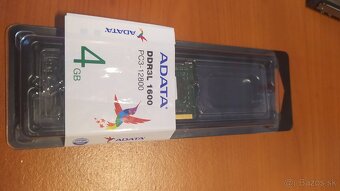 RAM pre NoteBook ADATA DDR3L 4GB 1600MHz  a 2GB+1GB - 4