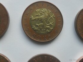 50 kč mince rok Vzácné ročníky - 4