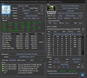 Gamebox i7 8700, ASUS RTX3080 TUF, 32GB RAM - 4