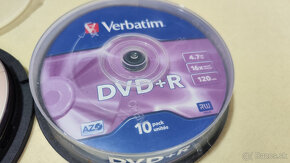 19ks DVD-R a DVD+R Verbatim 16X - 4