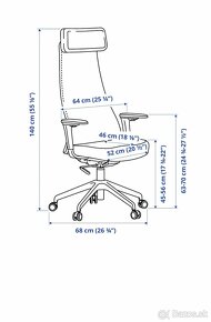 Kancelarska stolička IKEA - 4