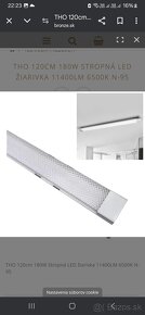 Predám LED svetla úplne nové zabalené 120CM 150W 6500k IP - 4