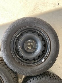 Komplet zimné obutie R14 - pneu 8 mm 185/65 R14+disky4x114,3 - 4