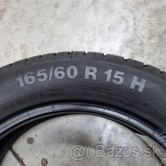 Letné pneumatiky 165/60 R15 CONTINENTAL DOT2518 - 4