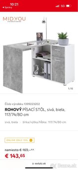 2x rohový písací stôl - 4